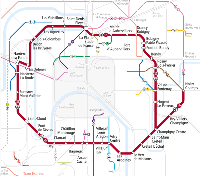 Carte ligne 15